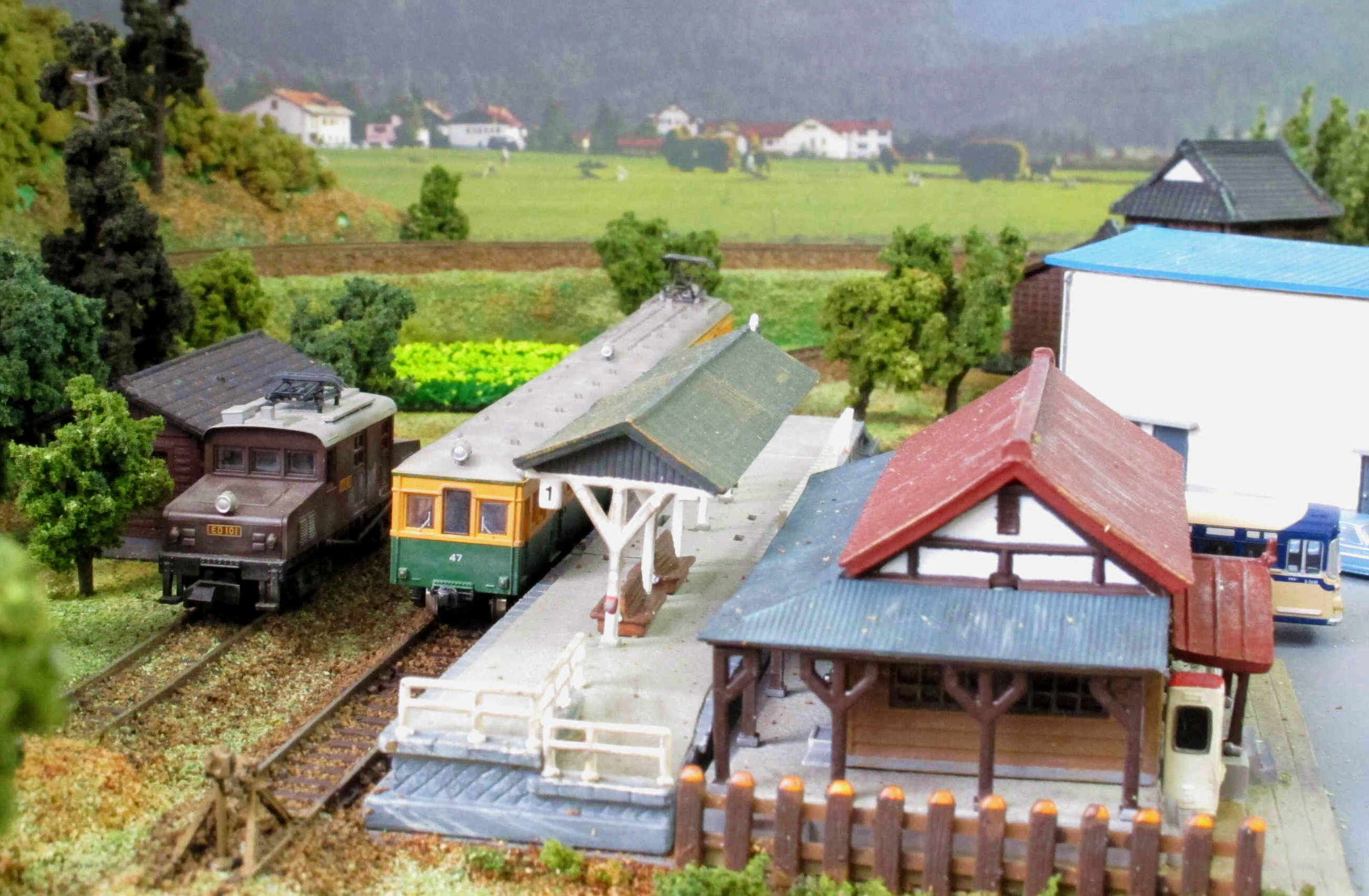 Nゲージレイアウトのシーンから 最終版 | 畑川 治の車・鉄道そして旅